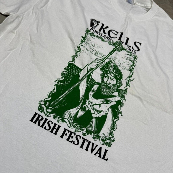 St Patrick's Day Shirt LA FHELLE PADRAIG Kells Portland 2013 Irish Festival XL - Picture 4 of 6